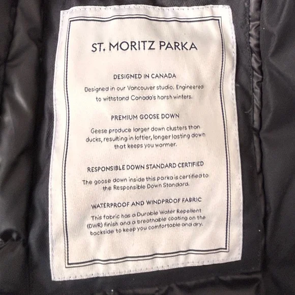 Aritizia Babaton St. Moritz Parka Premium Responsible Goose Down Women’s XS Coat - Picture 8 of 13